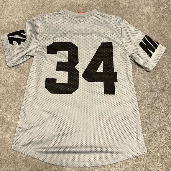 Nike Football Jersey Shirt Mens Medium Gray Bo Jackson 34 Football 647865-012 - Picture 7 of 8